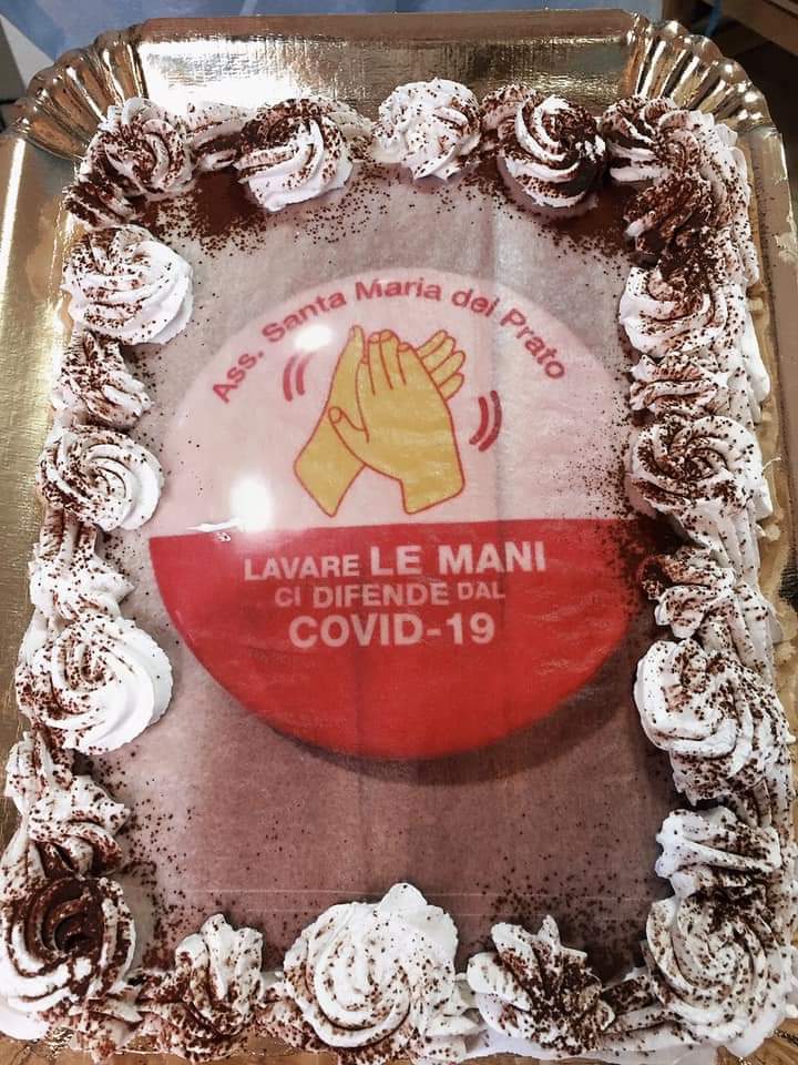 Torta lavare le mani